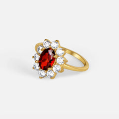 BAGUE HERITAGE ROUGE