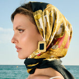 BOUCLES D'OREILLES DIANA NOIR