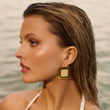 BOUCLES D'OREILLES DIANA BLANC